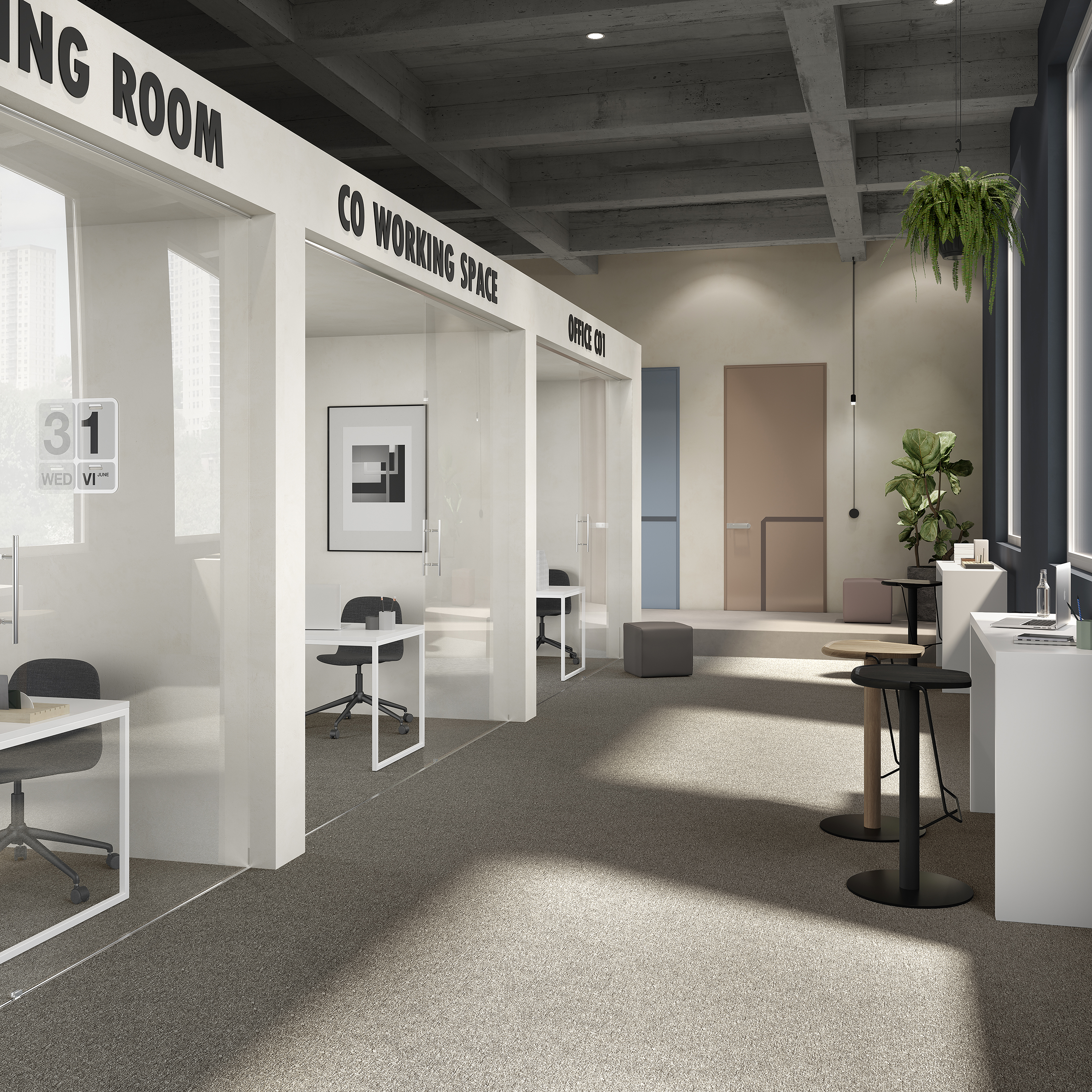 Ковровая плитка Medusa Tile 40 (500*500*5 мм) — купить в Краснодаре