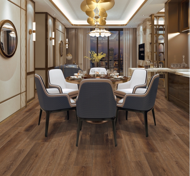 SPC ламинат "CronaFloor" Wood 4V Дуб Регин (1200*180*4 мм) — купить в Краснодаре