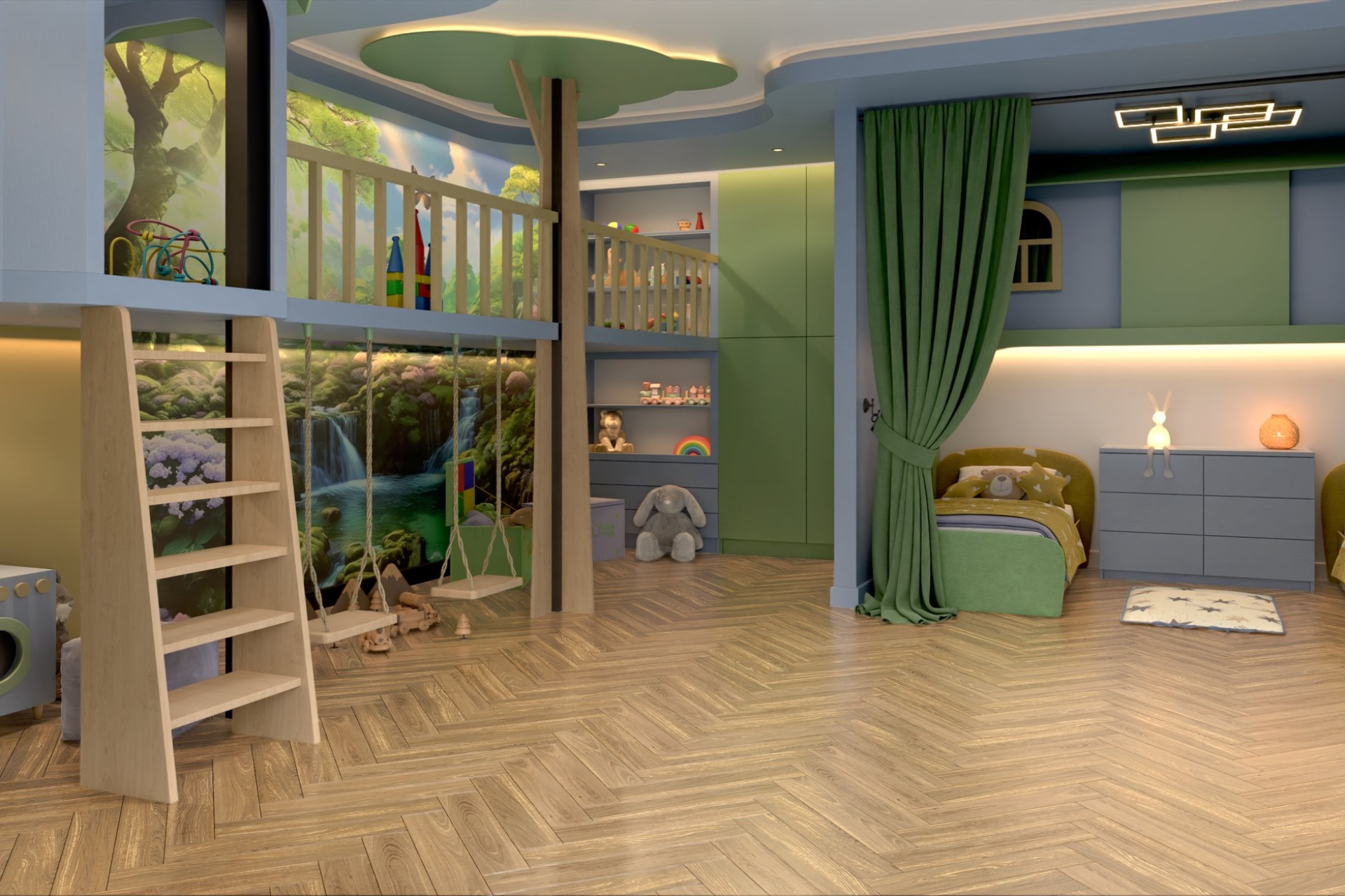 Инженерный паркет «Damy Floor» Натуральный (укладка елочкой) — купить в Краснодаре