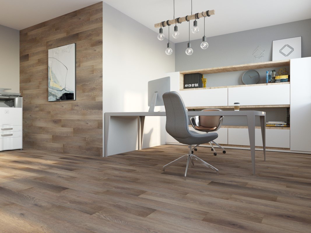 Замковая ПВХ плитка "Art Tile" Дуб Террас (920*150*4 мм) — купить в Краснодаре