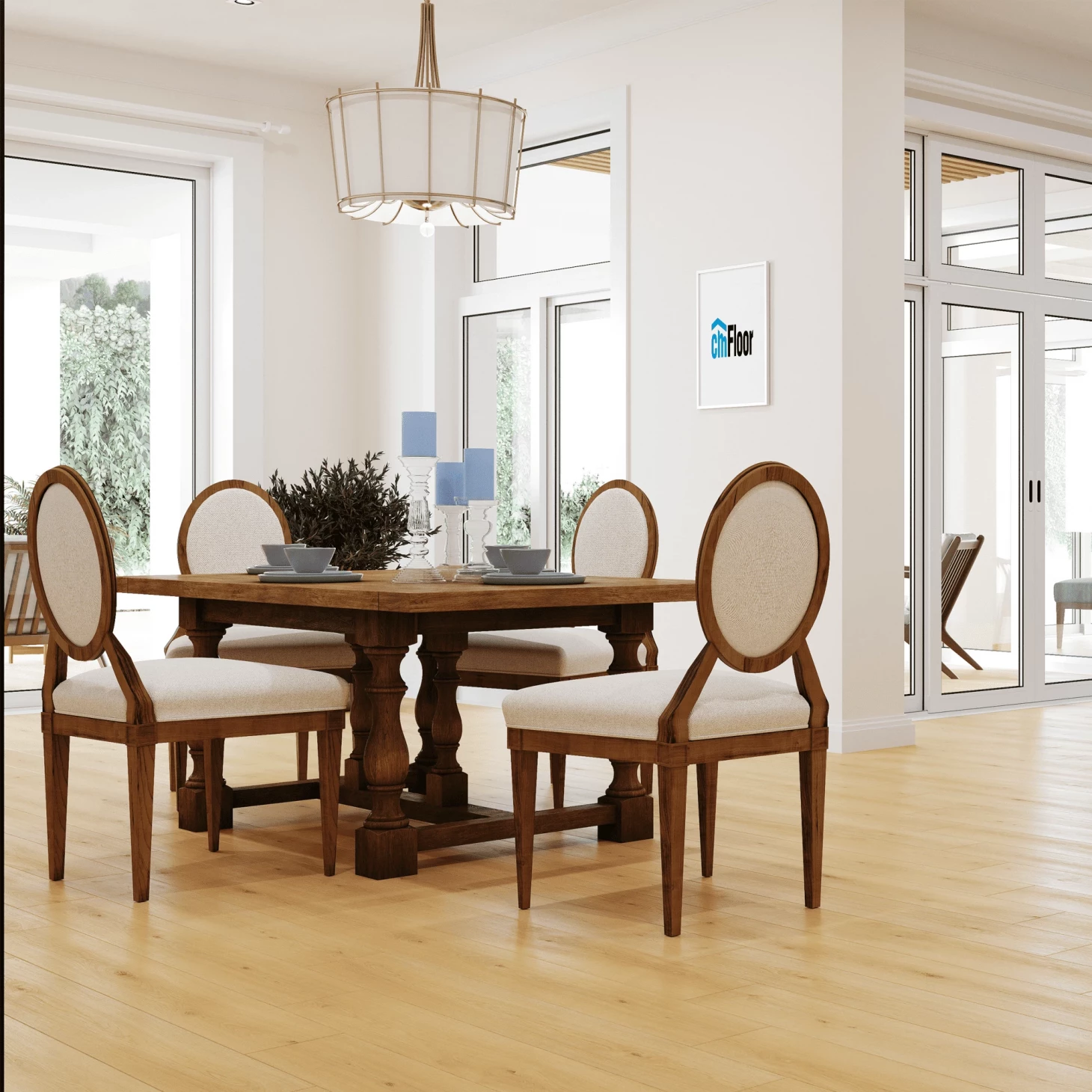 SPC плитка для пола Дуб Орегон (1220*180*4 мм) — купить в Краснодаре