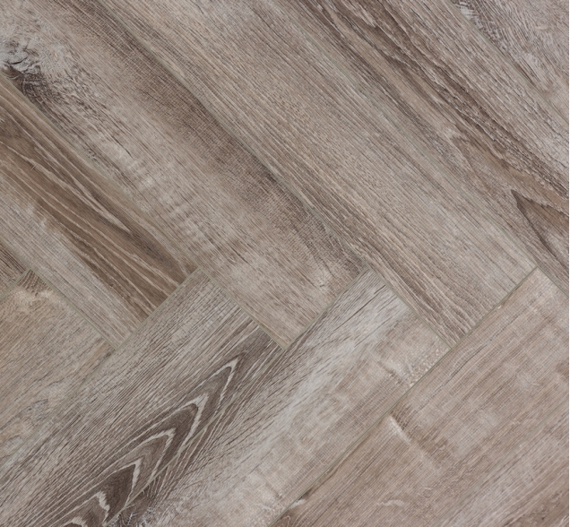 Виниловый ламинат SPC "Cronafloor" Herringbone Дуб Тулон (640*128*4,5 мм) — купить в Краснодаре