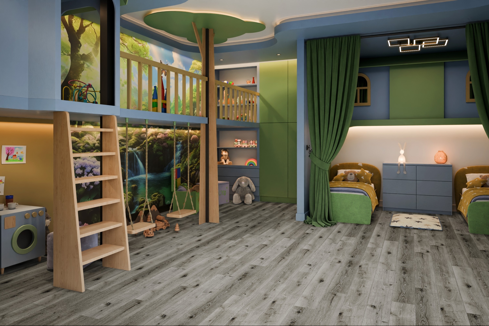 Усовершенствованная кварц-виниловая плитка «Damy Floor» Дуб Состаренный Серый (1227*187*2,5 мм) — купить в Краснодаре