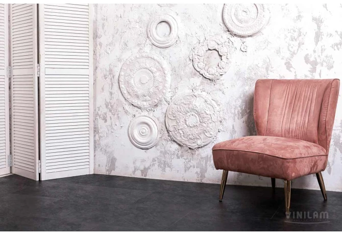 SPC ламинат Сланцевый Чёрный (940*470*8 мм) — купить в Краснодаре