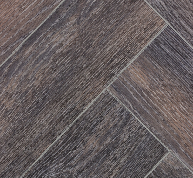 Виниловый ламинат SPC "Cronafloor" Herringbone Дуб Бордо (640*128*4,5 мм) — купить в Краснодаре