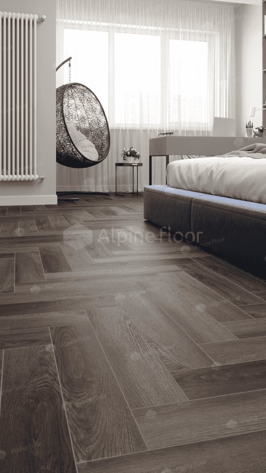 Виниловый ламинат "Alpine Floor" Parquet Light Дуб Фафнир (600*125*4 мм) — купить в Краснодаре