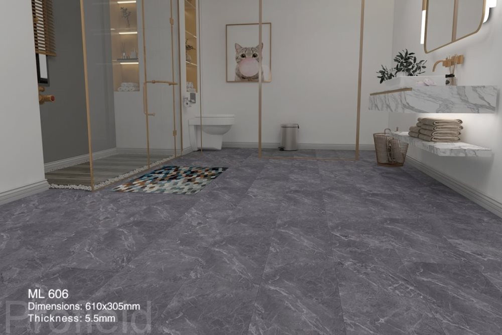 SPC ламинат "Profield" Грей марбл (305*610*5,5 мм) — купить в Краснодаре