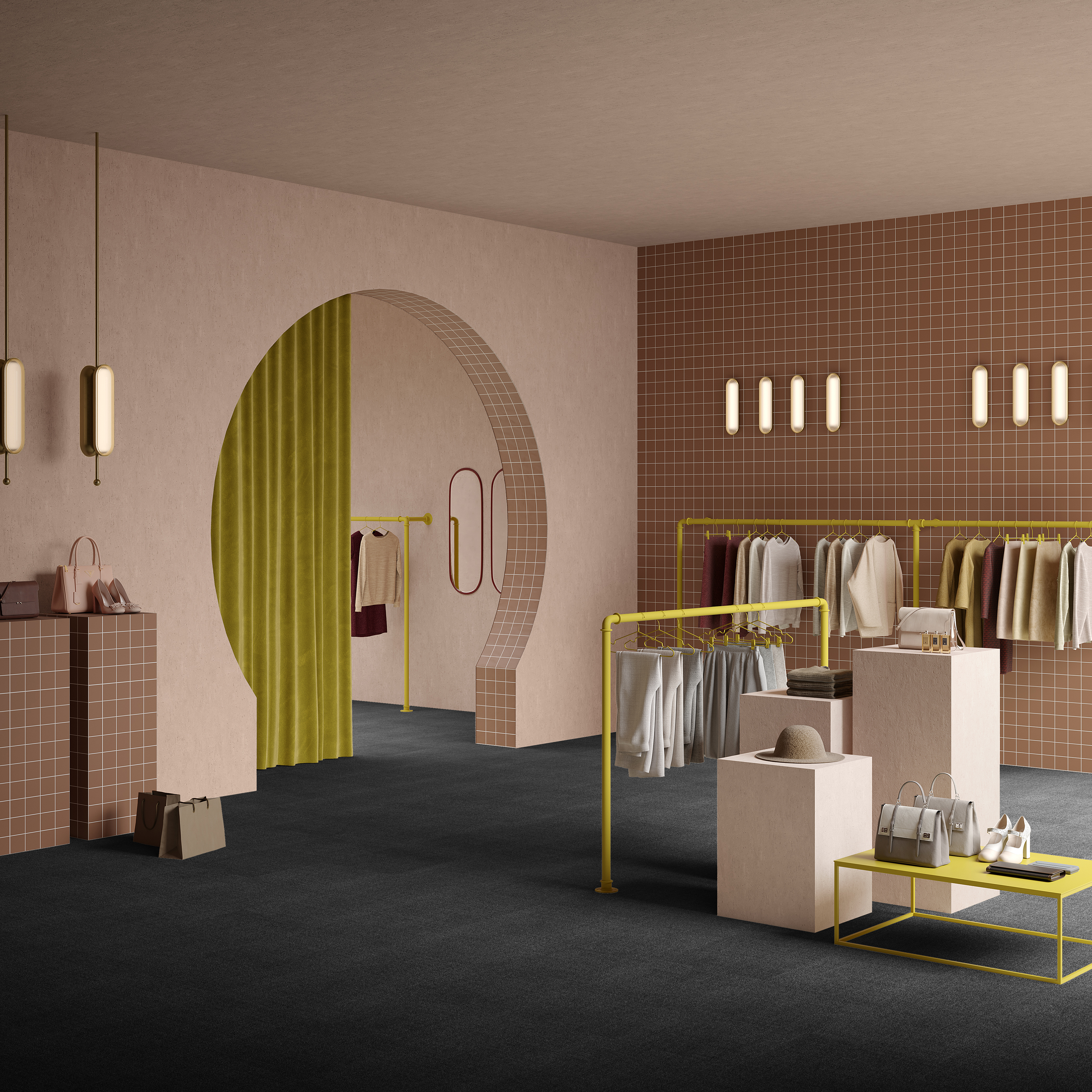 Ковровая плитка Mantra Tile 99 (500*500*6 мм) — купить в Краснодаре