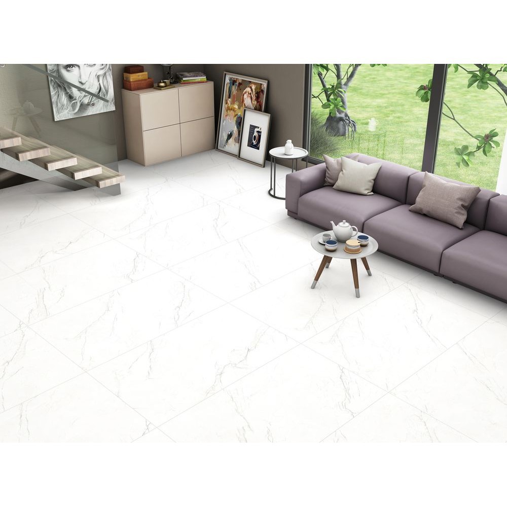 Керамогранит "Ennface" 600*1200 Mystic White Матовый Белый — купить в Краснодаре