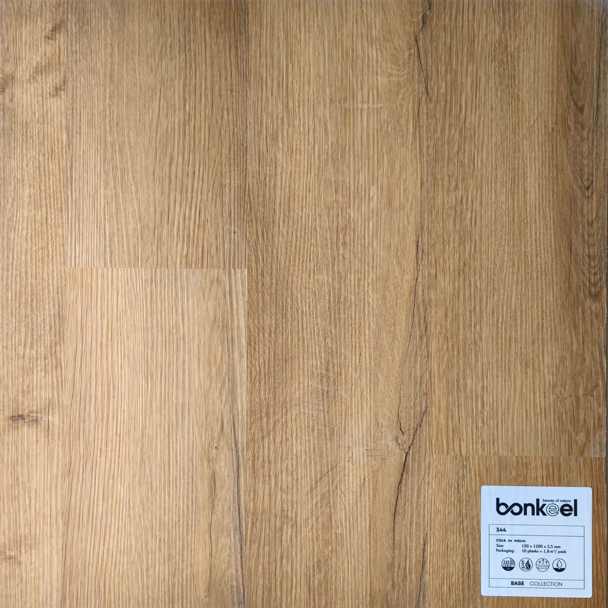 Плитка ПВХ "Bonkeel" Base New 344 (1220*150*3,5 мм) — купить в Краснодаре