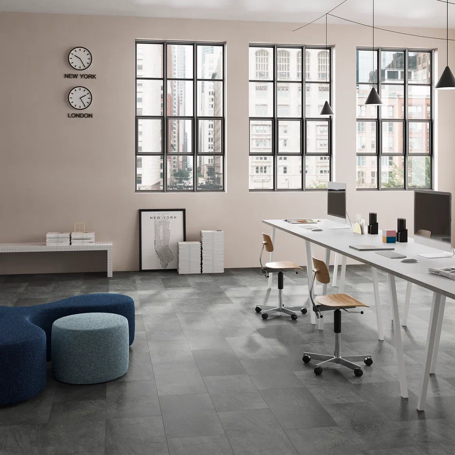 SPC ламинат "Invictus" Groovy Granite Steel (603*298*6мм) — купить в Краснодаре