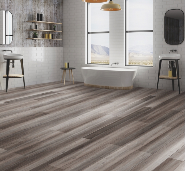 SPC ламинат "CronaFloor" Wood 4V Дуб Горный (1200*180*4 мм) — купить в Краснодаре