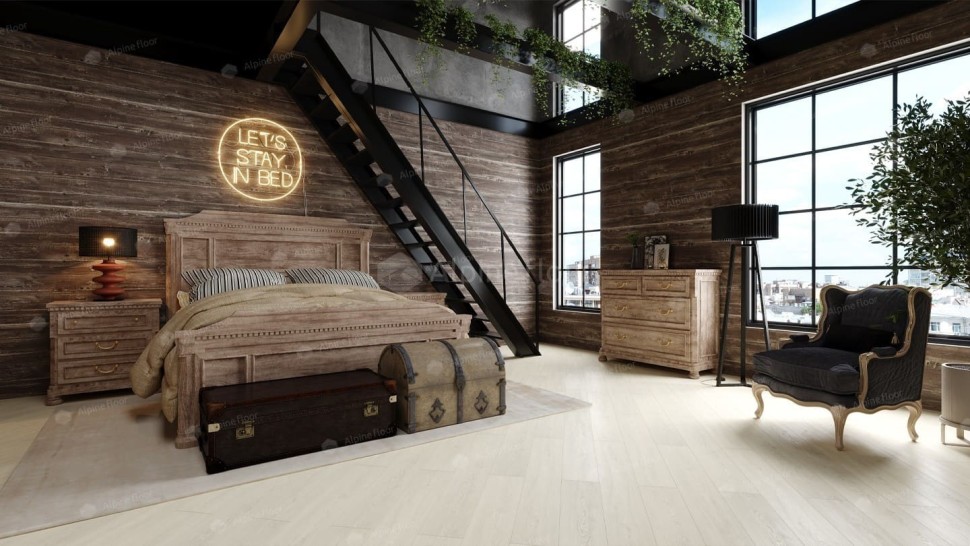 Виниловый ламинат "Alpine Floor" Classic Light MC Дуб Арктик (1220*183*3,5 мм) — купить в Краснодаре