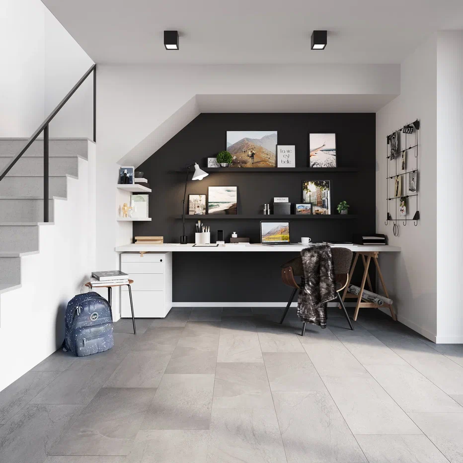 SPC ламинат "Invictus" Groovy Granite Steel (603*298*6мм) — купить в Краснодаре