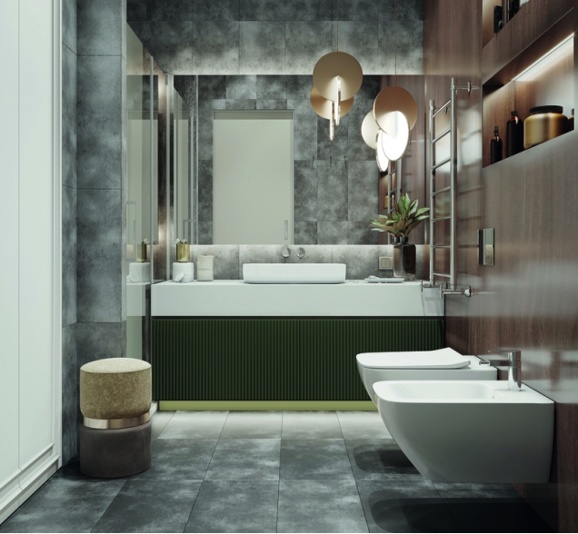 SPC ламинат "CronaFloor" Stone 4V Торнадо Серый (600*300*4 мм) — купить в Краснодаре