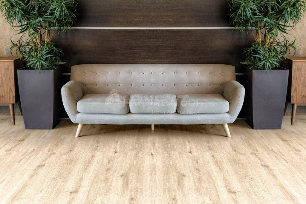 Замковая ПВХ плитка "Alpine Floor" Дуб Ваниль  (1220*183*4мм) — купить в Краснодаре