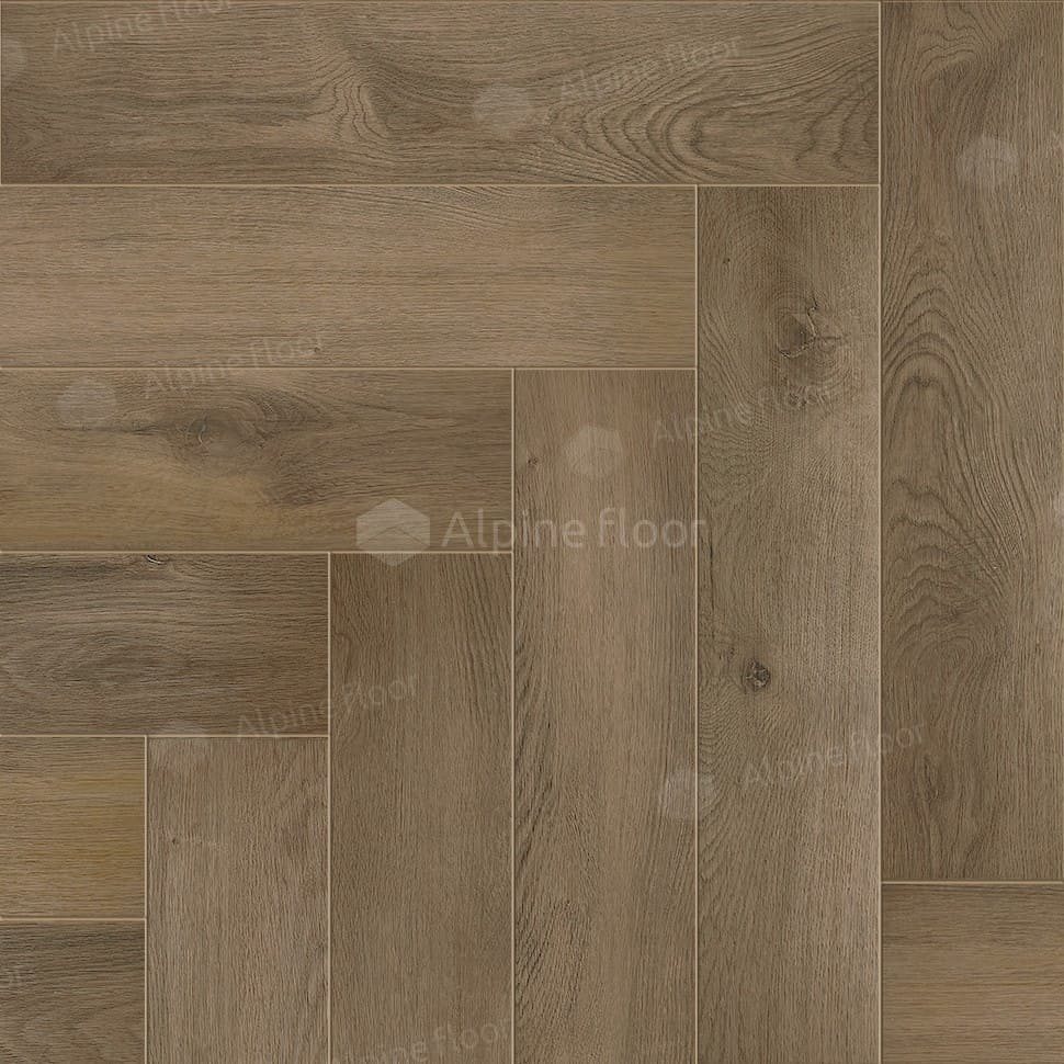 Виниловая плитка "Alpine Floor" Parquet LVT Дуб Насыщенный (590*118*2,5 мм) — купить в Краснодаре
