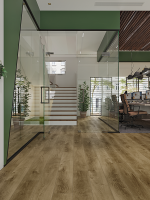 Кварцвиниловая плитка LVT "Alpine Floor" Дуб Натуральный Отбеленный (1227*187*5 мм) — купить в Краснодаре