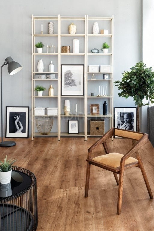 Замковая ПВХ плитка "Alpine Floor" Дуб Royal Синхронное тиснение  (1220*183*6мм) — купить в Краснодаре