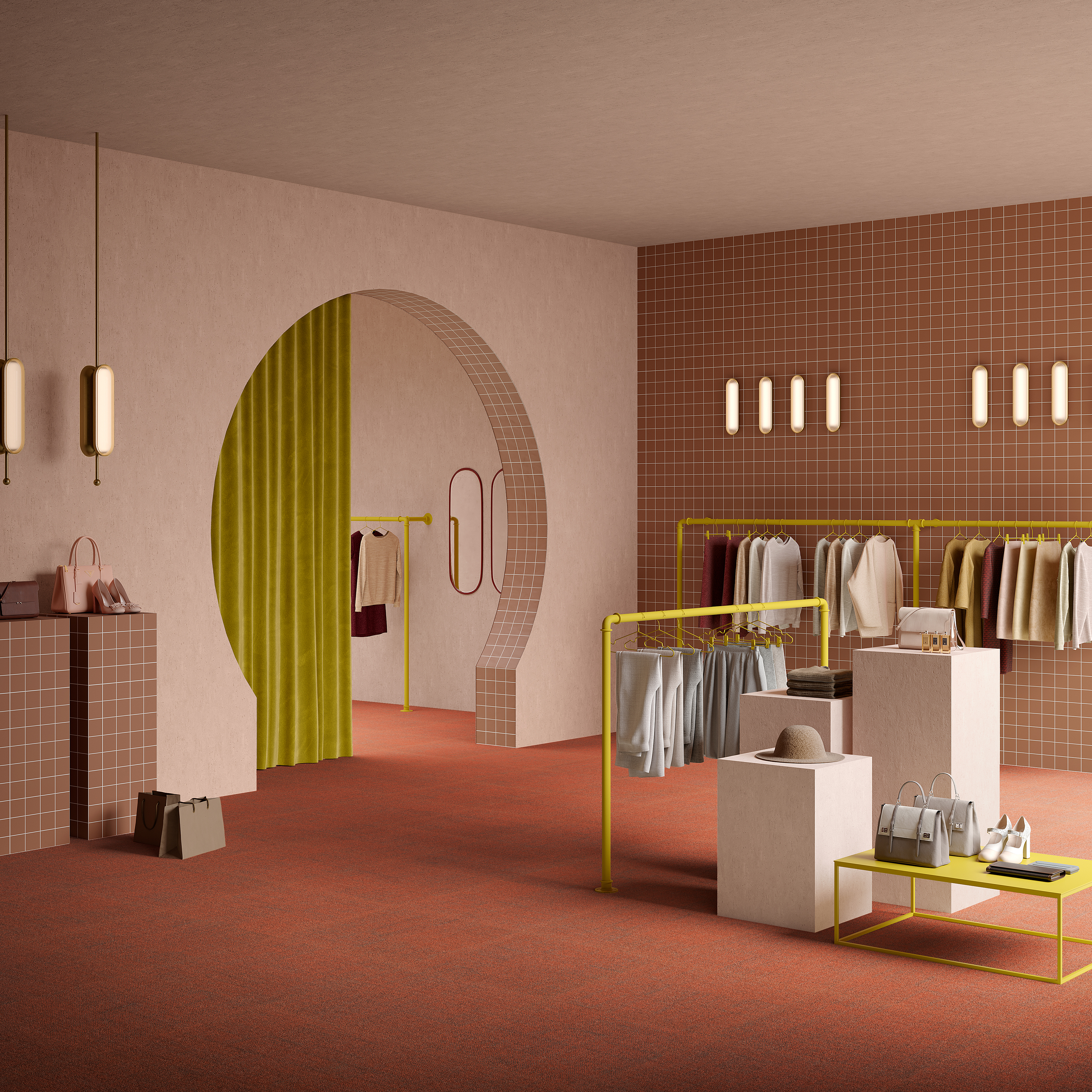 Ковровая плитка Mantra Tile 89 (500*500*6 мм) — купить в Краснодаре