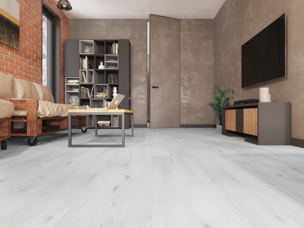 Замковая ПВХ плитка "Art Tile" Ясень Эдмонтон (920*150*4 мм) — купить в Краснодаре