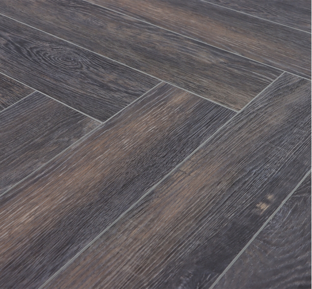 Виниловый ламинат SPC "Cronafloor" Herringbone Дуб Бордо (640*128*4,5 мм) — купить в Краснодаре