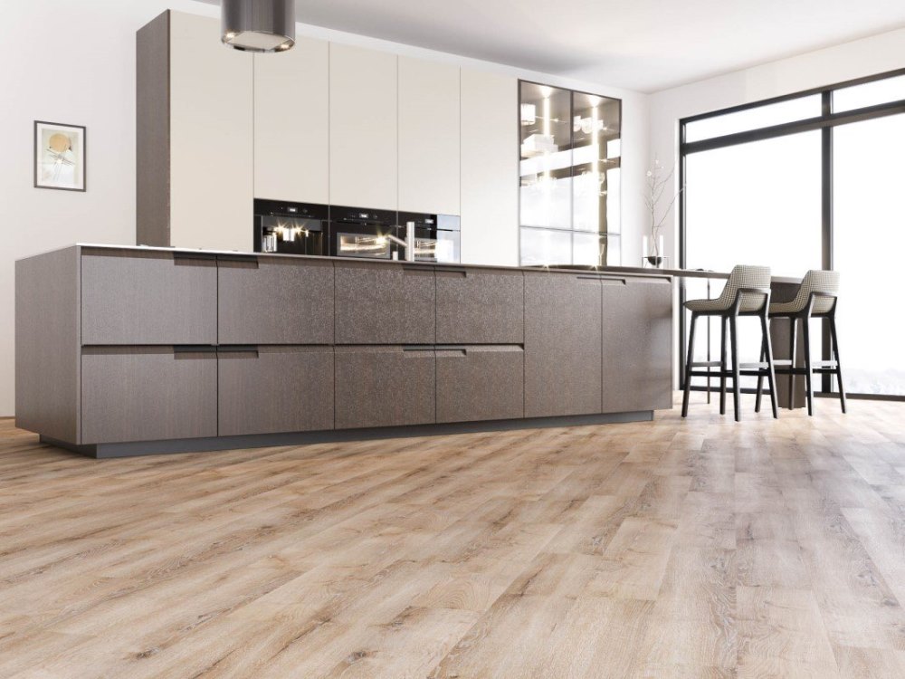 Замковая ПВХ плитка "Art Tile" Дуб Шеридан (920*150*4 мм) — купить в Краснодаре