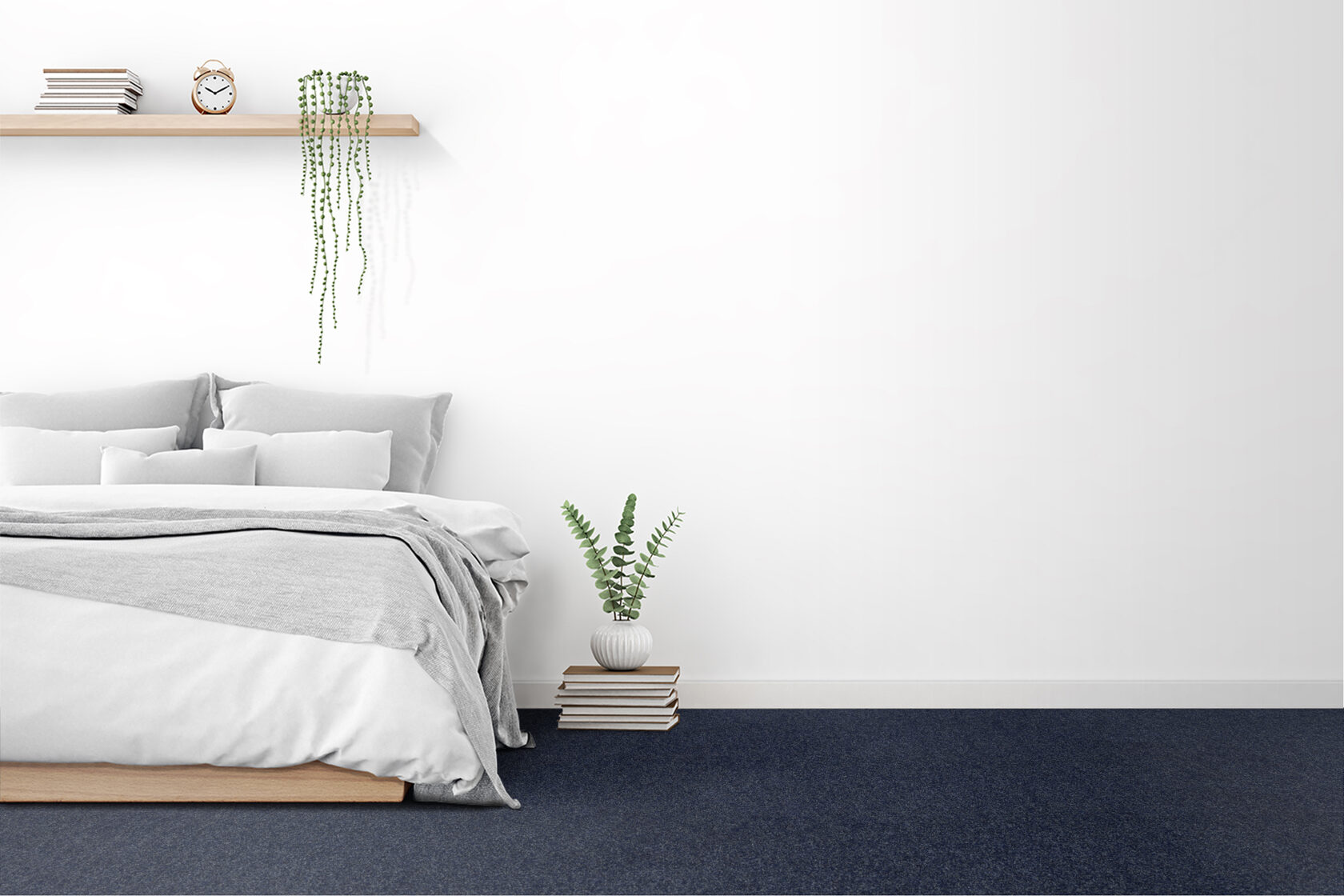 Ковровое покрытие "Bonkeel" Color Rib Blue Bottle 78 (ширина 1м/3м/4м) — купить в Краснодаре