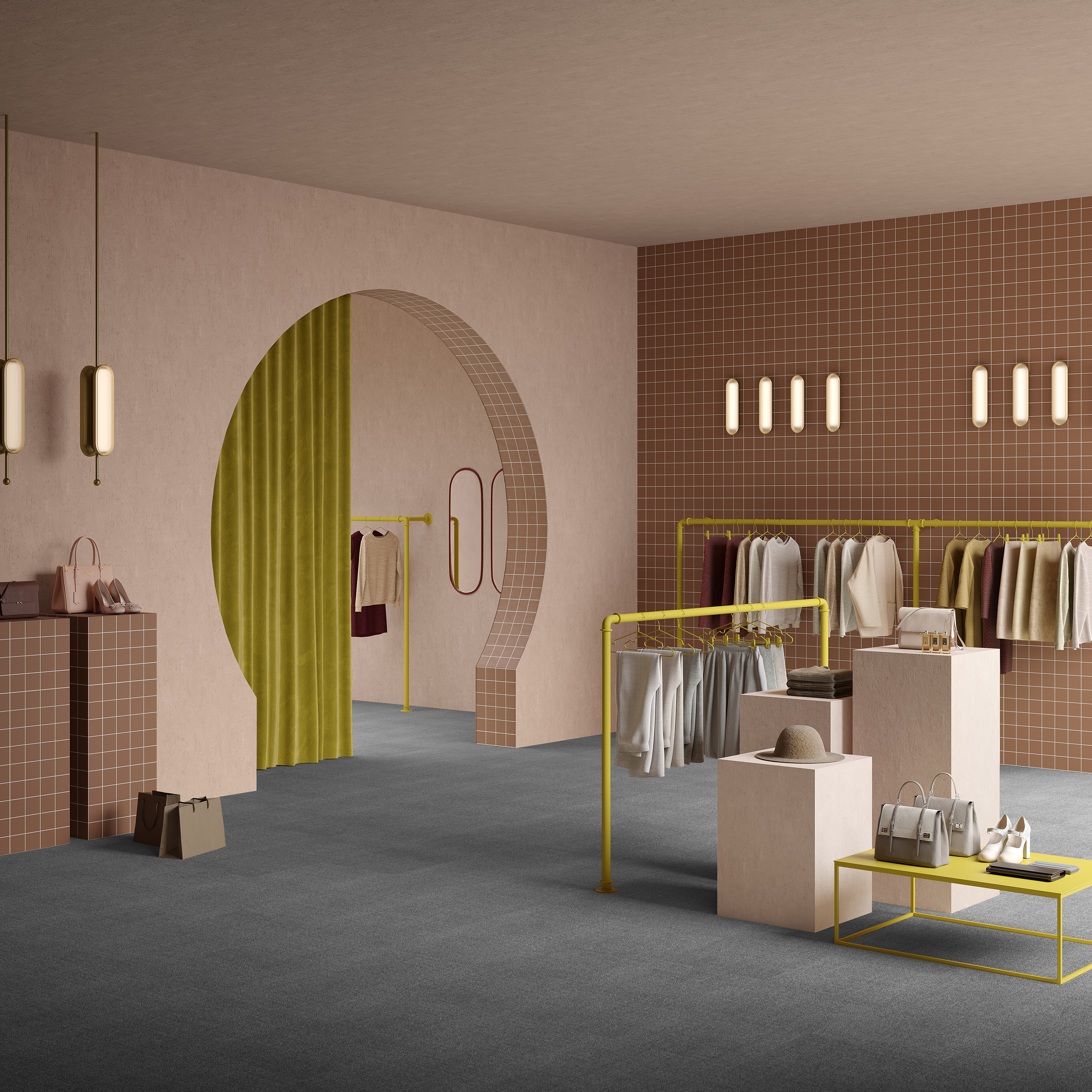 Ковровая плитка Mantra Tile 97 (500*500*6 мм) — купить в Краснодаре