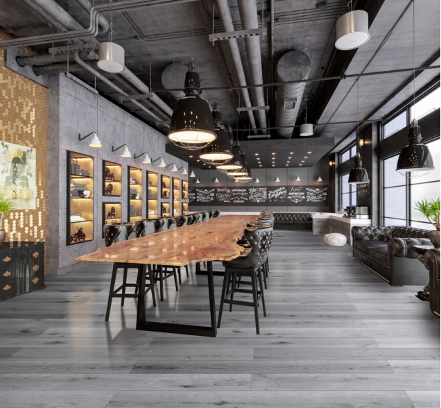 SPC ламинат "CronaFloor" Wood 4V Дуб Серый (1200*180*4 мм) — купить в Краснодаре