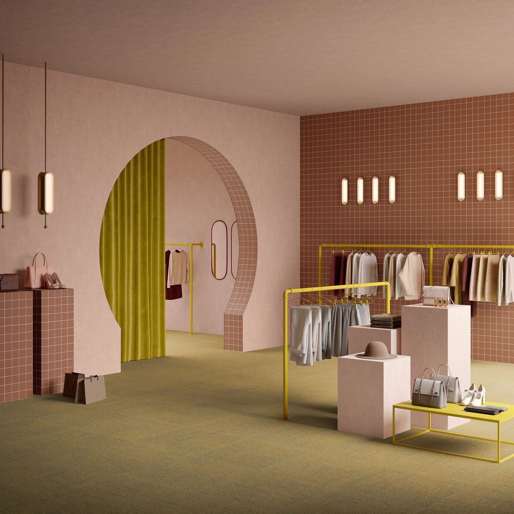 Ковровая плитка Mantra Tile 89 (500*500*6 мм) — купить в Краснодаре