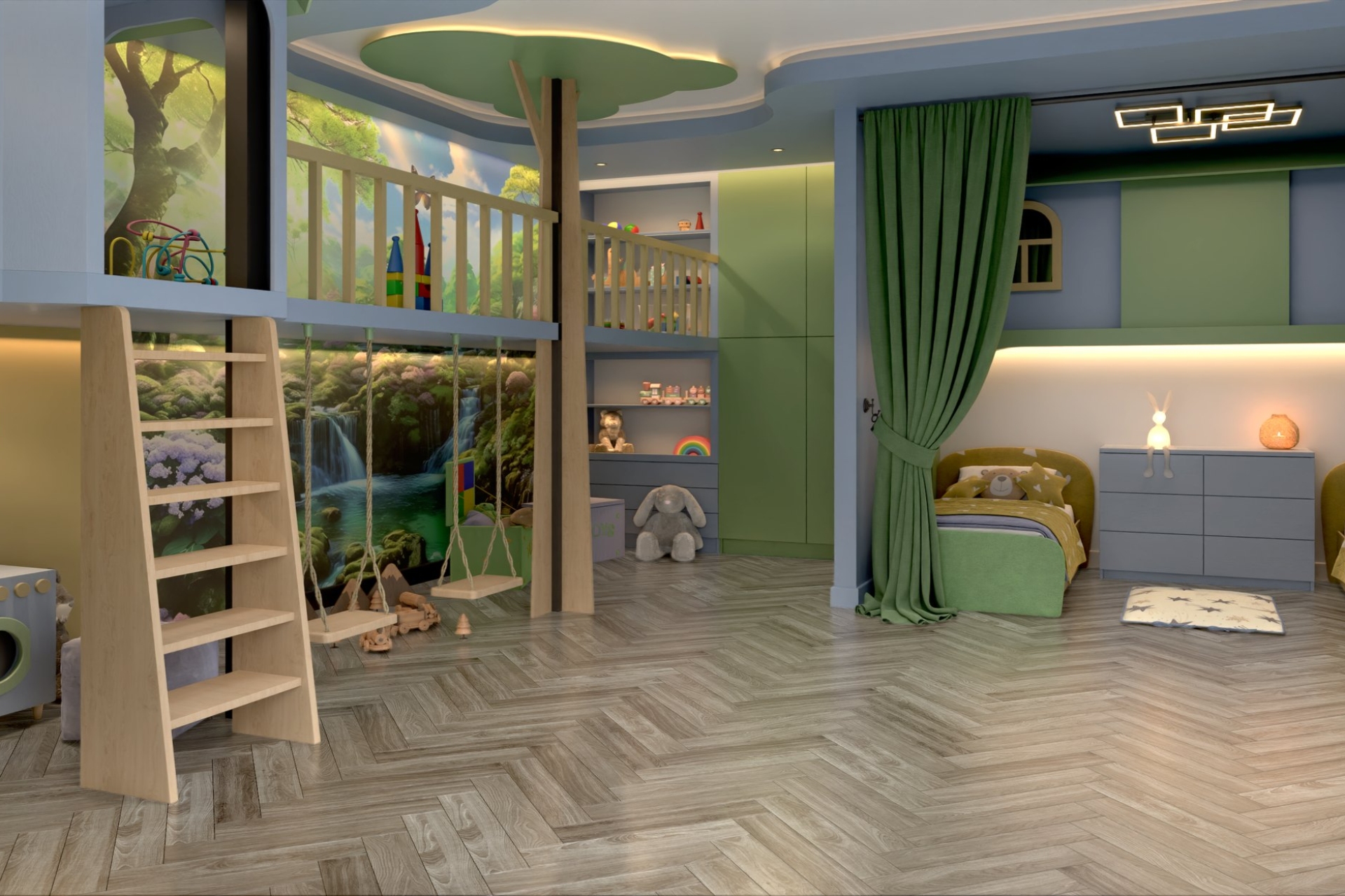 Инженерный паркет «Damy Floor» Скандинавский (укладка елочкой) — купить в Краснодаре