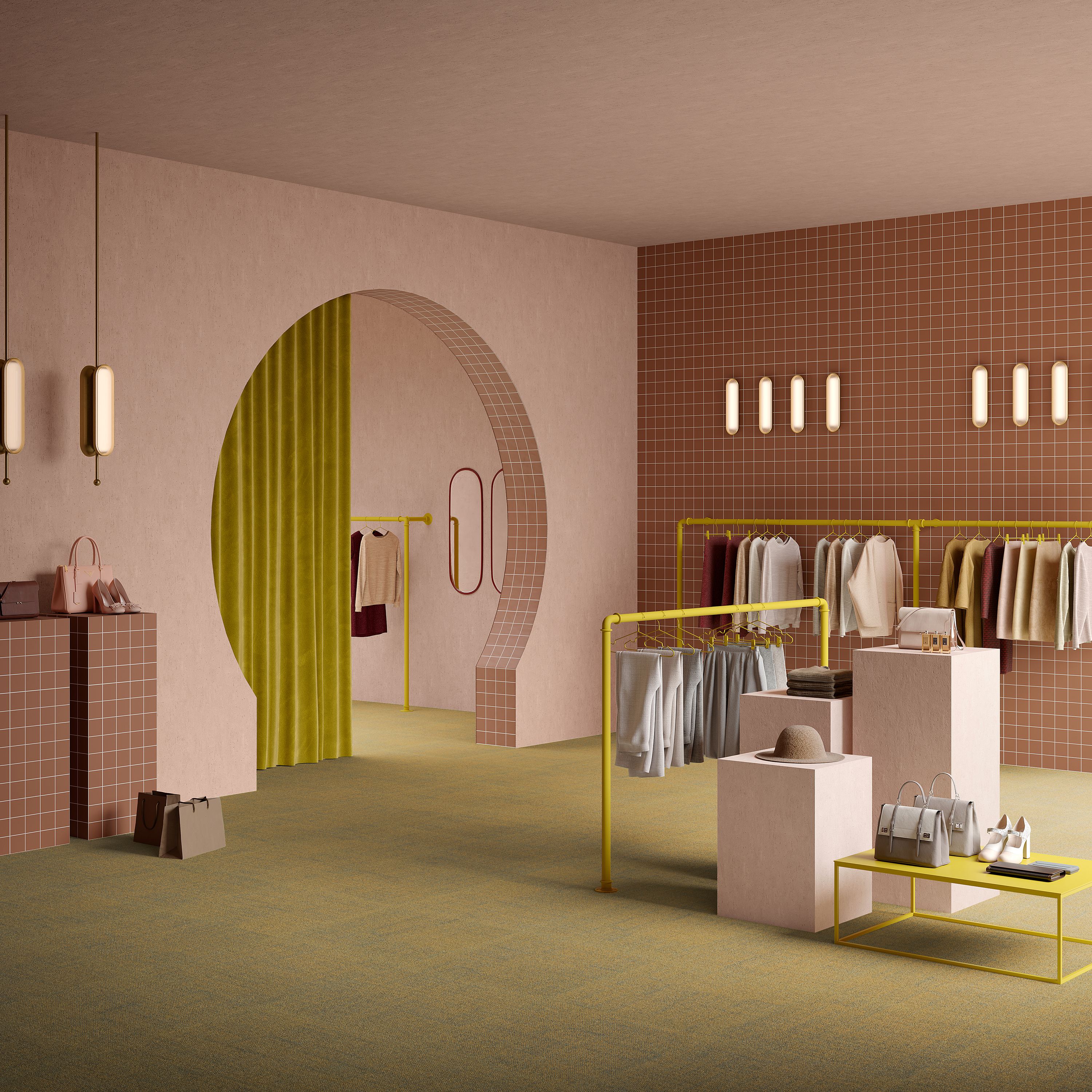 Ковровая плитка Mantra Tile 29 (500*500*6 мм) — купить в Краснодаре