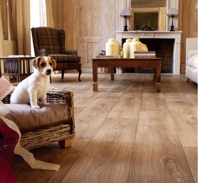 SPC ламинат "CronaFloor" Wood 4V Дуб Монтара (1200*180*4 мм) — купить в Краснодаре