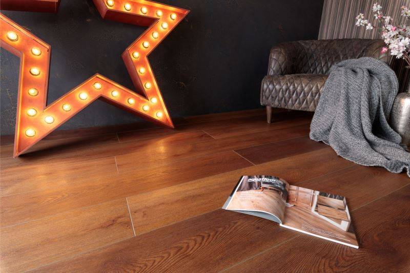 Замковая ПВХ плитка "Aquafloor" AF8026XXL (1800*228*8 мм) — купить в Краснодаре