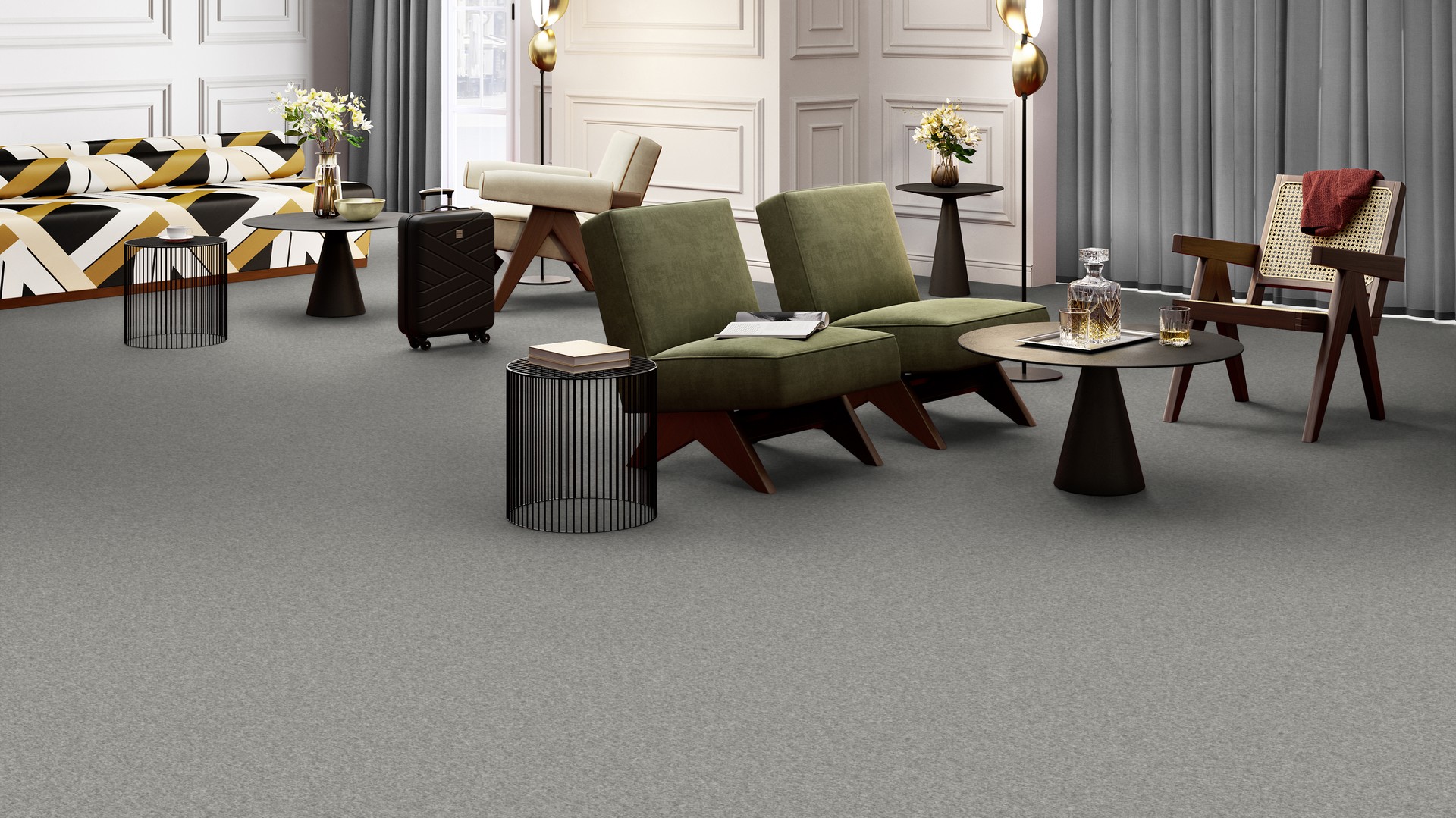 Ковровая плитка Medusa Tile 94 (500*500*5 мм) — купить в Краснодаре