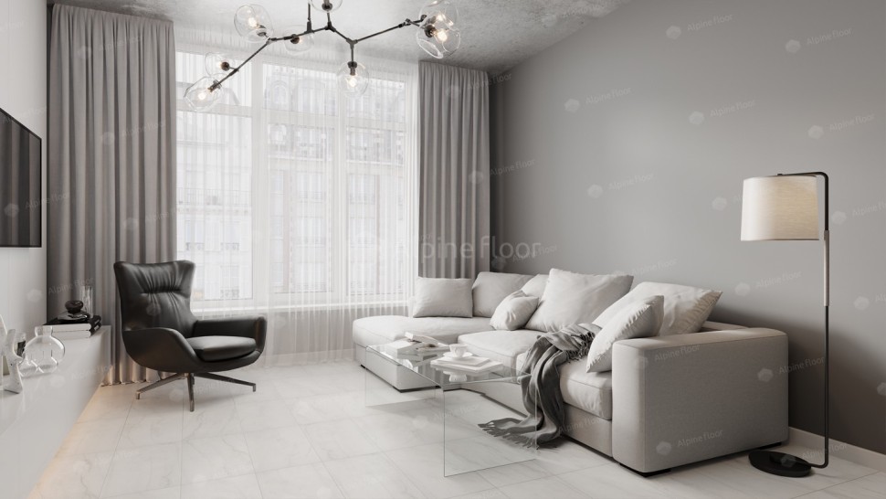 Виниловая плитка "Alpine Floor" Light Stone Брайс (608*303*2,5 мм) — купить в Краснодаре