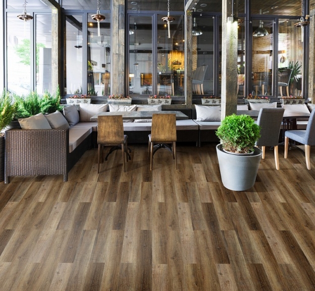 SPC ламинат "CronaFloor" Wood 4V Дуб Чак (1200*180*4 мм) — купить в Краснодаре