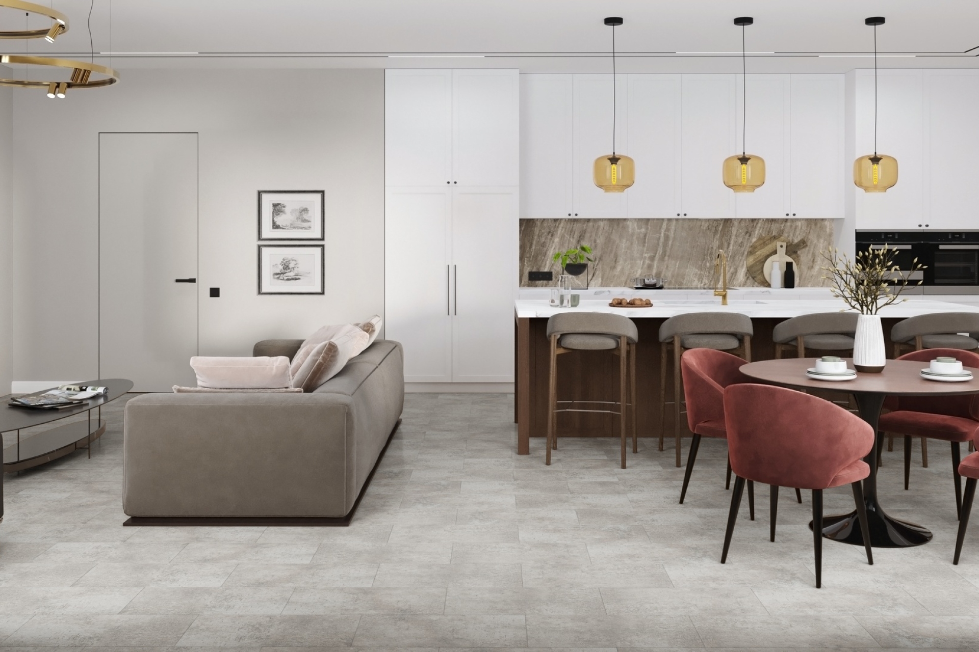 SPC плитка «Damy Floor» Фудзияма (610*305*5 мм) — купить в Краснодаре