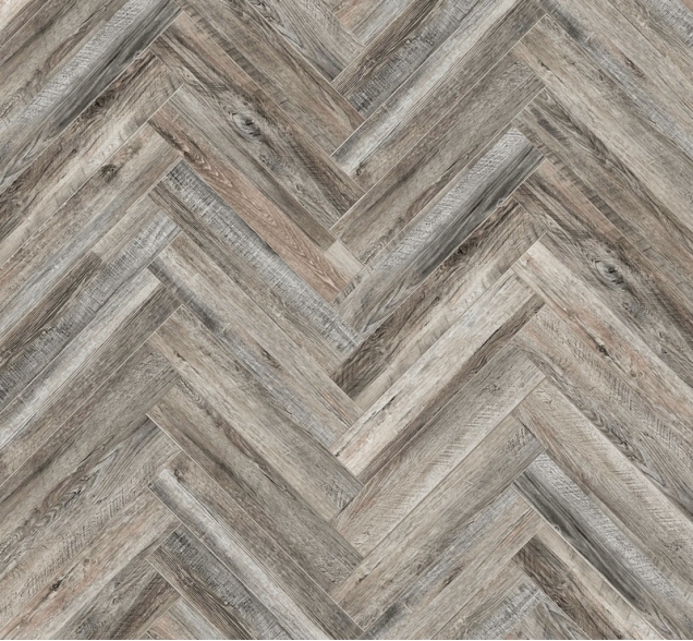 Виниловый ламинат SPC "Cronafloor" Herringbone Дуб Реймс (640*128*4,5 мм) — купить в Краснодаре