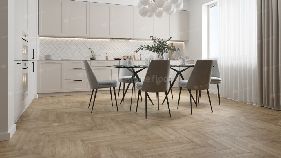 Виниловая плитка "Alpine Floor" Parquet LVT Дуб Ваниль Селект (590*118*2,5 мм) — купить в Краснодаре
