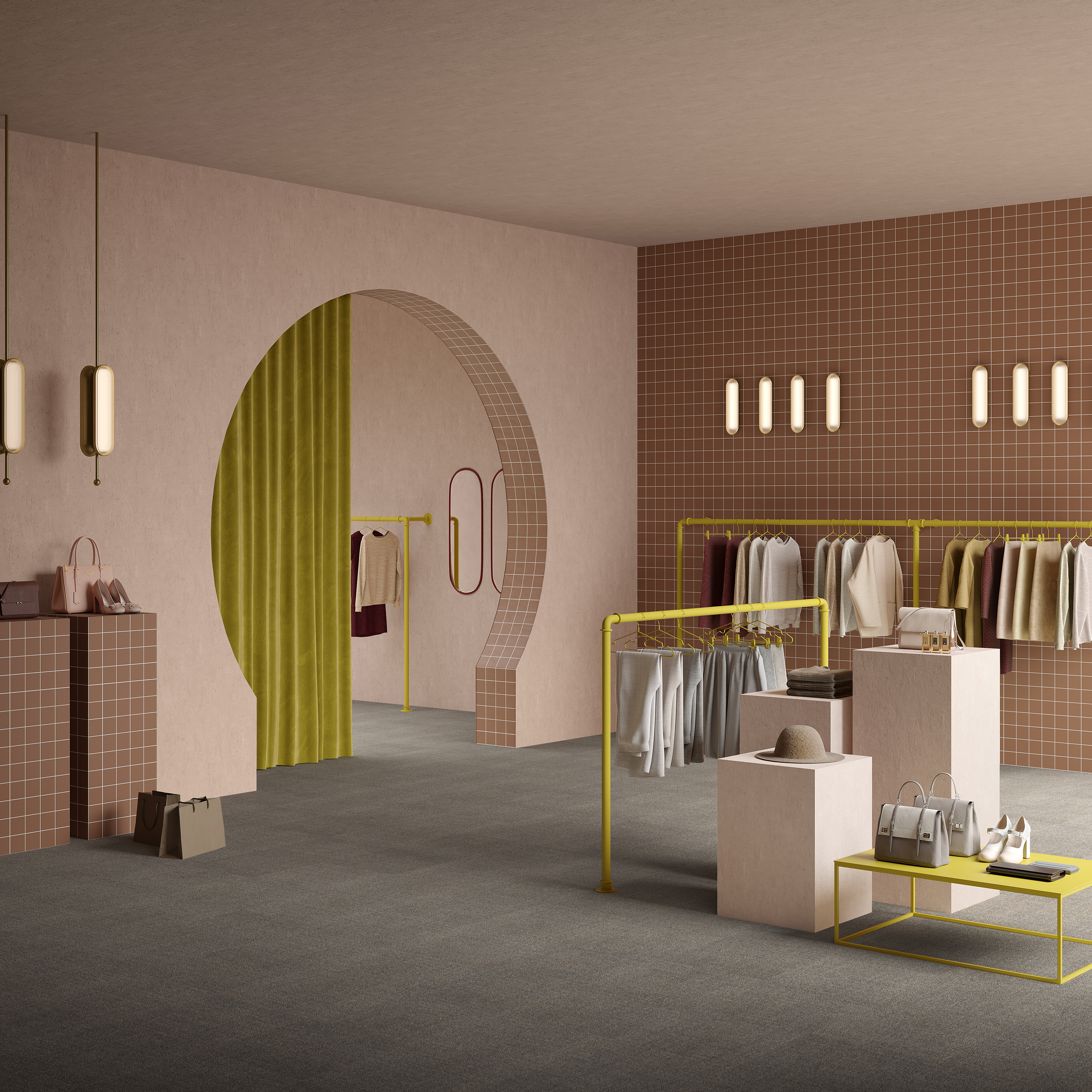 Ковровая плитка Mantra Tile 94 (500*500*6 мм) — купить в Краснодаре