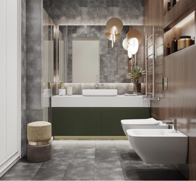 SPC ламинат "CronaFloor" Stone 4V Торнадо Дымчатый (600*300*4 мм) — купить в Краснодаре